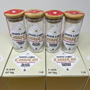 CANNACAVI MOONROCKS WHITE label - cali weed | cali packs