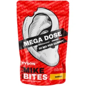 Tyson 2.0 Mike Bites Mega Dose 1000mg Delta 8 Gummies