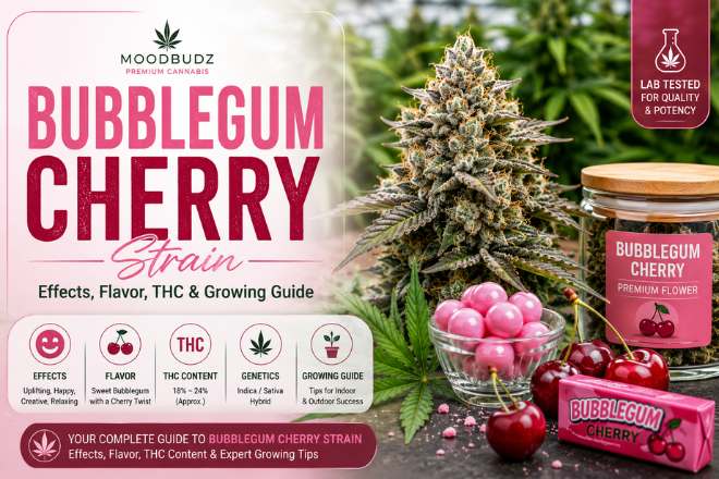 Bubblegum Cherry Strain | Effects & THC Guide
