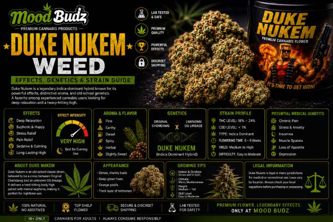 Duke Nukem Weed | Effects, Genetics & Strain Guide