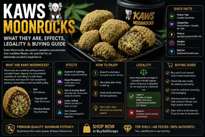 Kaws Moonrocks Guide | Legal Cannabis Information