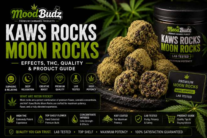 Kaws Rocks Moon Rocks | THC & Product Guide