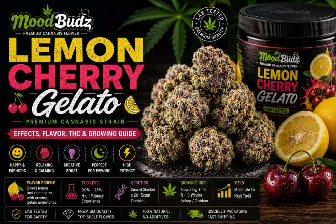 Lemon Cherry Gelato | Effects, Flavor & THC Guide
