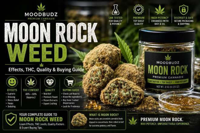 Moon Rock Weed | Effects, THC & Buying Guide
