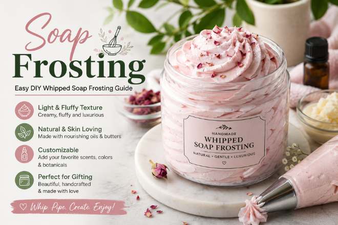 Soap Frosting Recipe | Easy DIY Whipped Soap Guide
