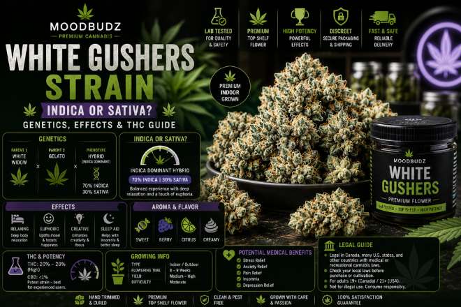 White Gushers Strain Indica or Sativa? | Complete Guide