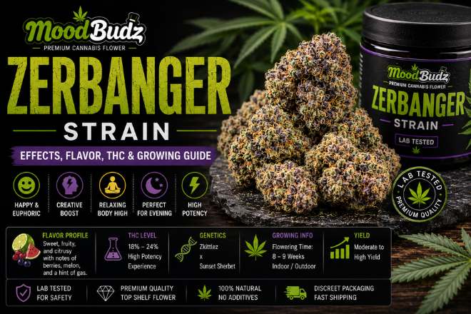 Zerbanger Strain | Effects, Flavor & THC Guide
